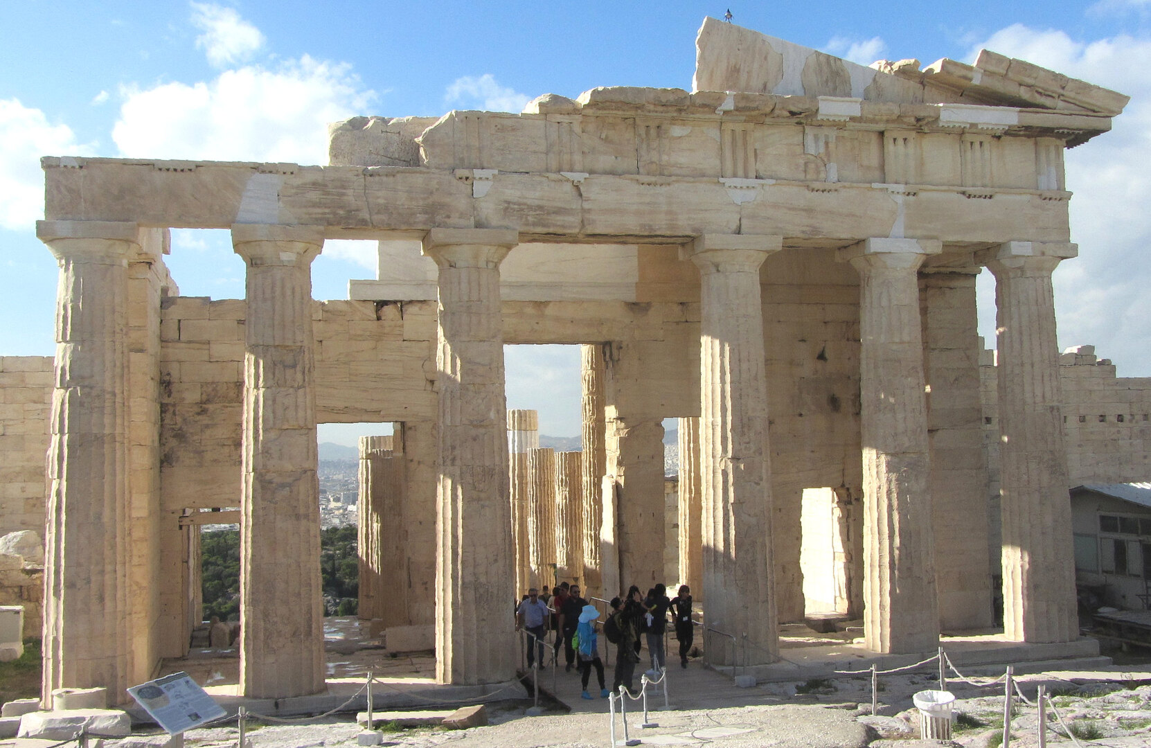 Acropolis Entrance Propylaia Gateway