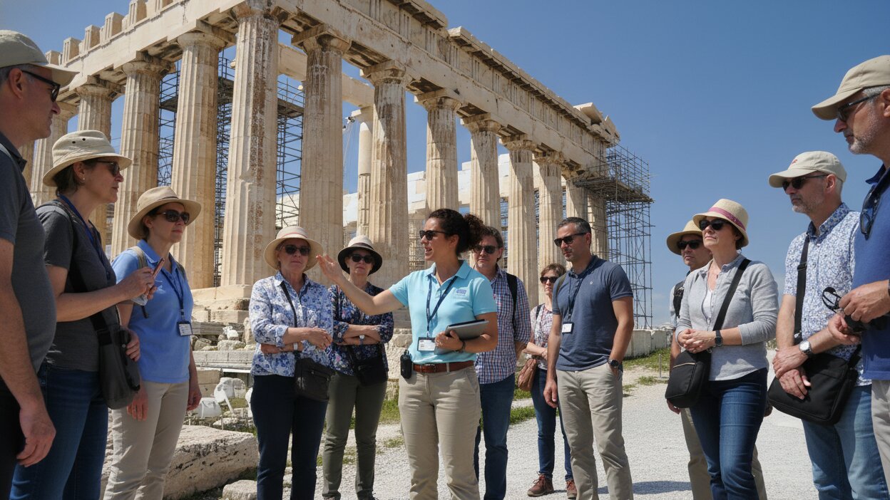 Parthenon Temple on Acropolis